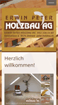 Mobile Screenshot of peter-holzbau.ch